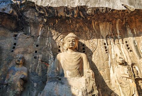 Longmen Grottoes, A UNESCO World Heritage Site Carved into Majestic Limestone Cliffs